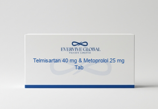 Telmisartan 40 mg & Metoprolol 25 mg Tablets