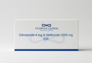 Glimepiride 4 mg & Metformin 1000 mg (ER) Bilayered Tablets