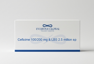 Cefixime 100/200 mg & LBS 2.5 million spores Tablets