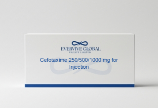 Cefotaxime 250/500/1000 mg for Injection