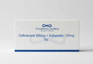 Ceftriaxone 250mg + Sulbactam 125mg for Injection