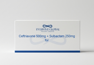 Ceftriaxone 500mg + Sulbactam 250mg for Injection